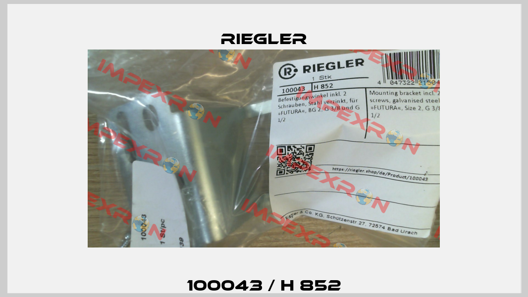 100043 / H 852 Riegler