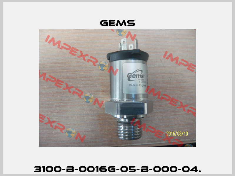 3100-B-0016G-05-B-000-04. Gems