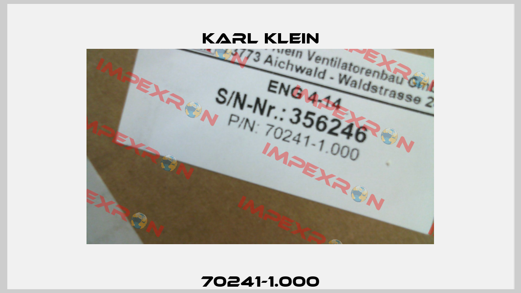 70241-1.000 Karl Klein