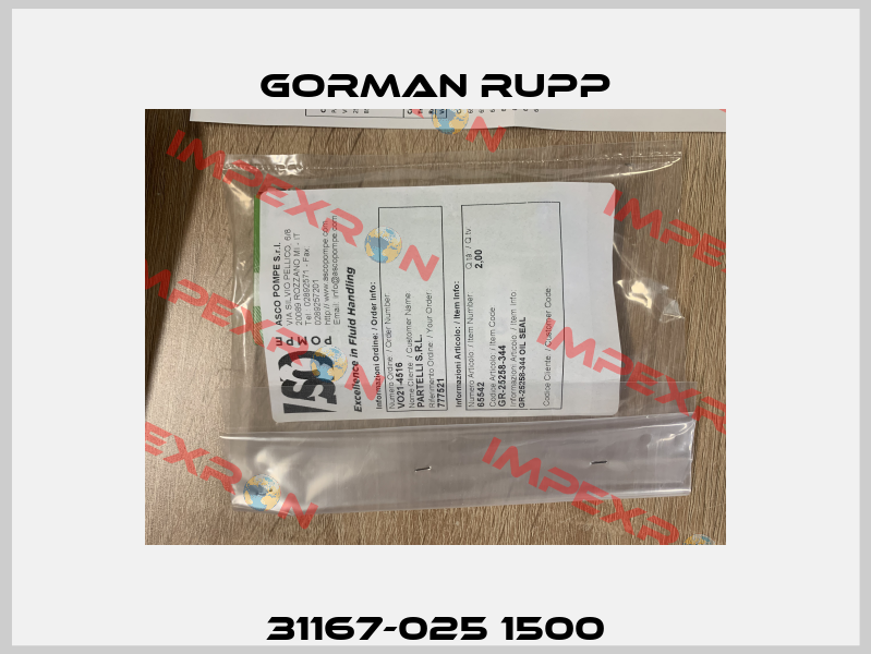 31167-025 1500 Gorman Rupp