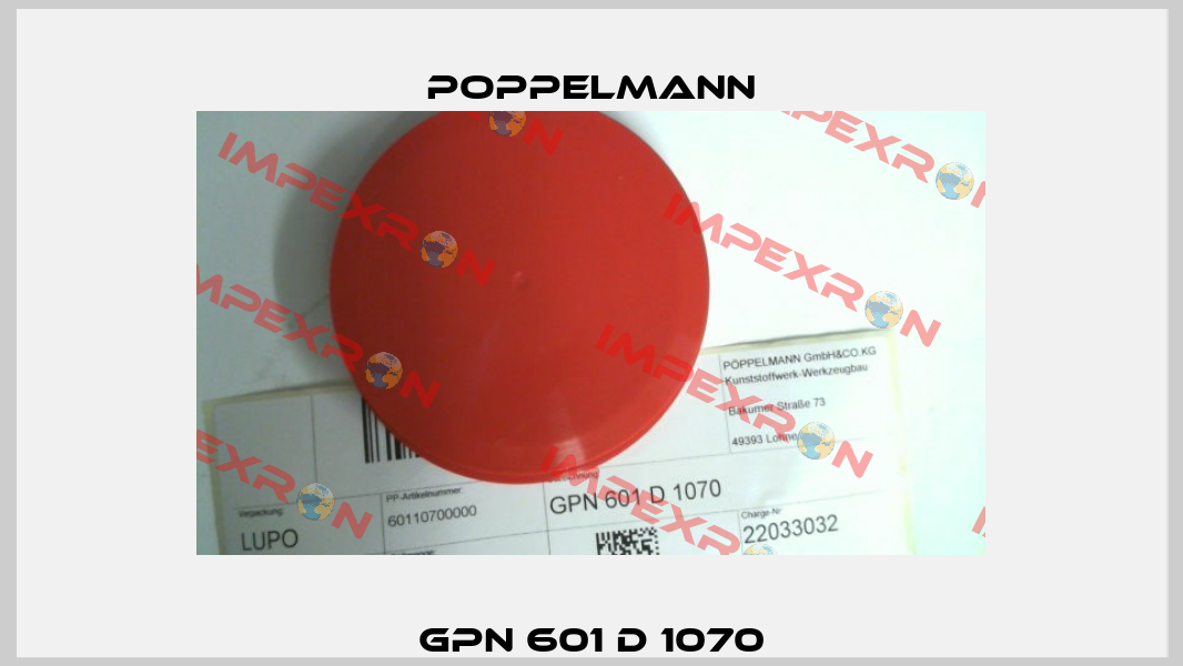 GPN 601 D 1070 Poppelmann