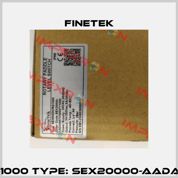 P/N: SE3800DCRG1000 Type: SEX20000-AADAAA703G00711000 Finetek