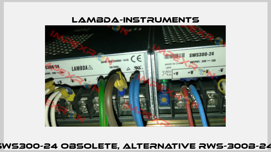 SWS300-24 obsolete, alternative RWS-300B-24  lambda-instruments